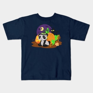 Halloween Panda Kids T-Shirt